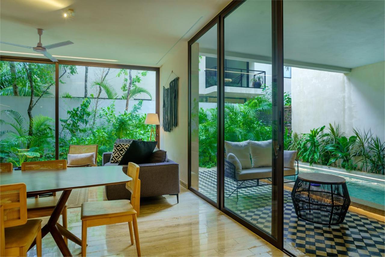Private Pool Apartment For Groups Tulum Exterior foto