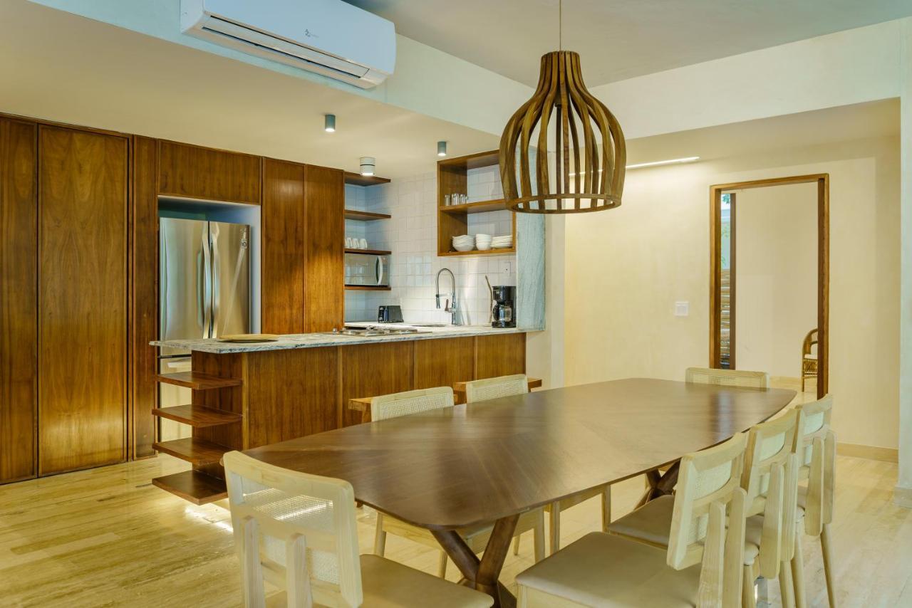 Private Pool Apartment For Groups Tulum Exterior foto