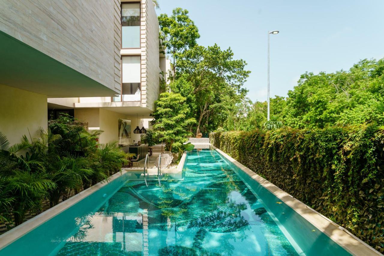 Private Pool Apartment For Groups Tulum Exterior foto