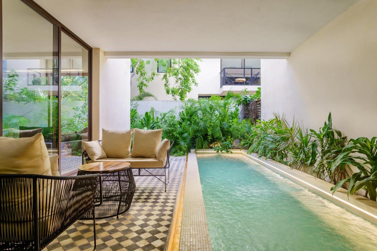 Private Pool Apartment For Groups Tulum Exterior foto