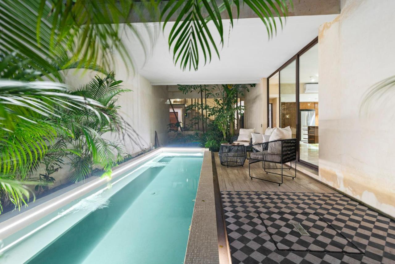 Private Pool Apartment For Groups Tulum Exterior foto