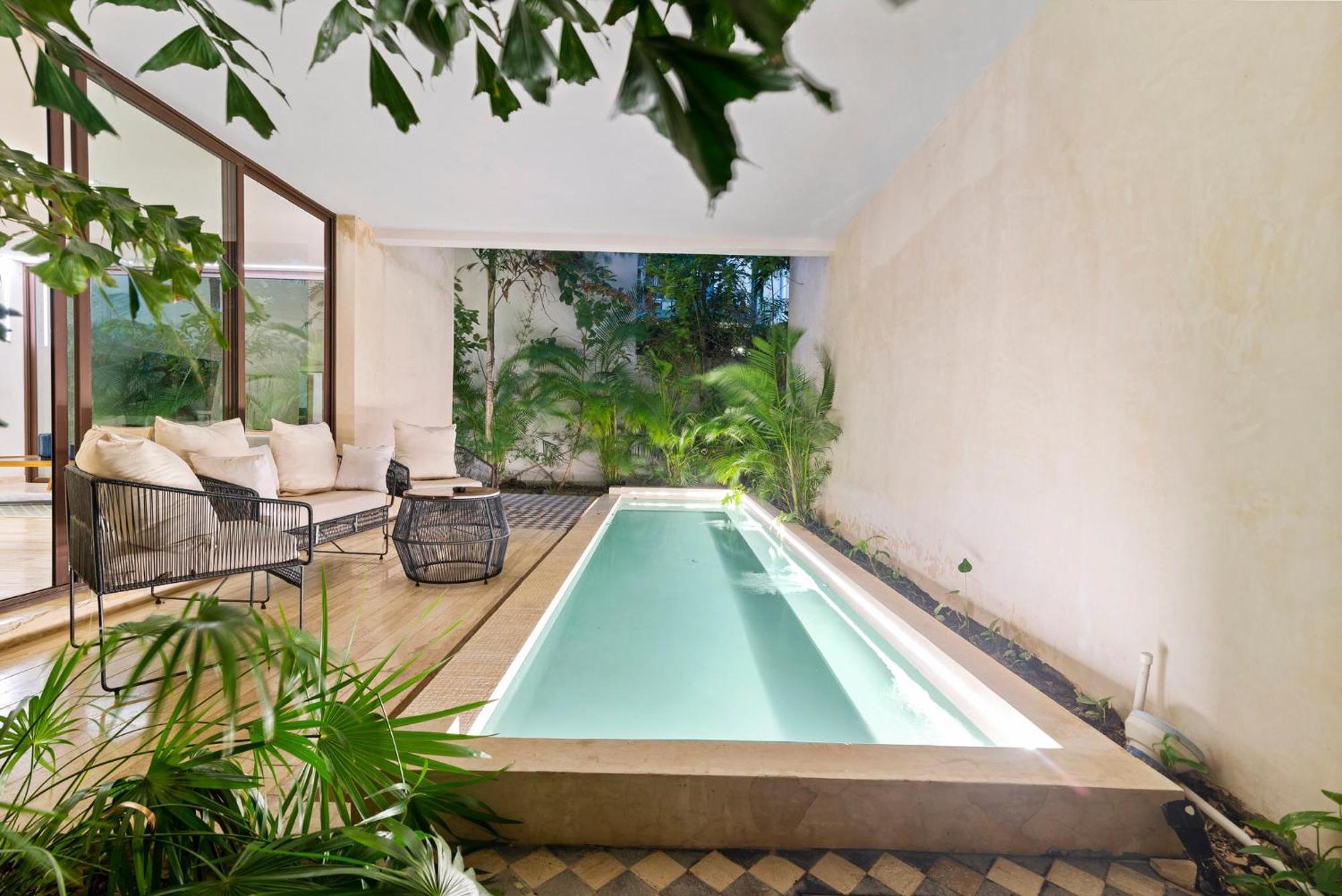 Private Pool Apartment For Groups Tulum Exterior foto